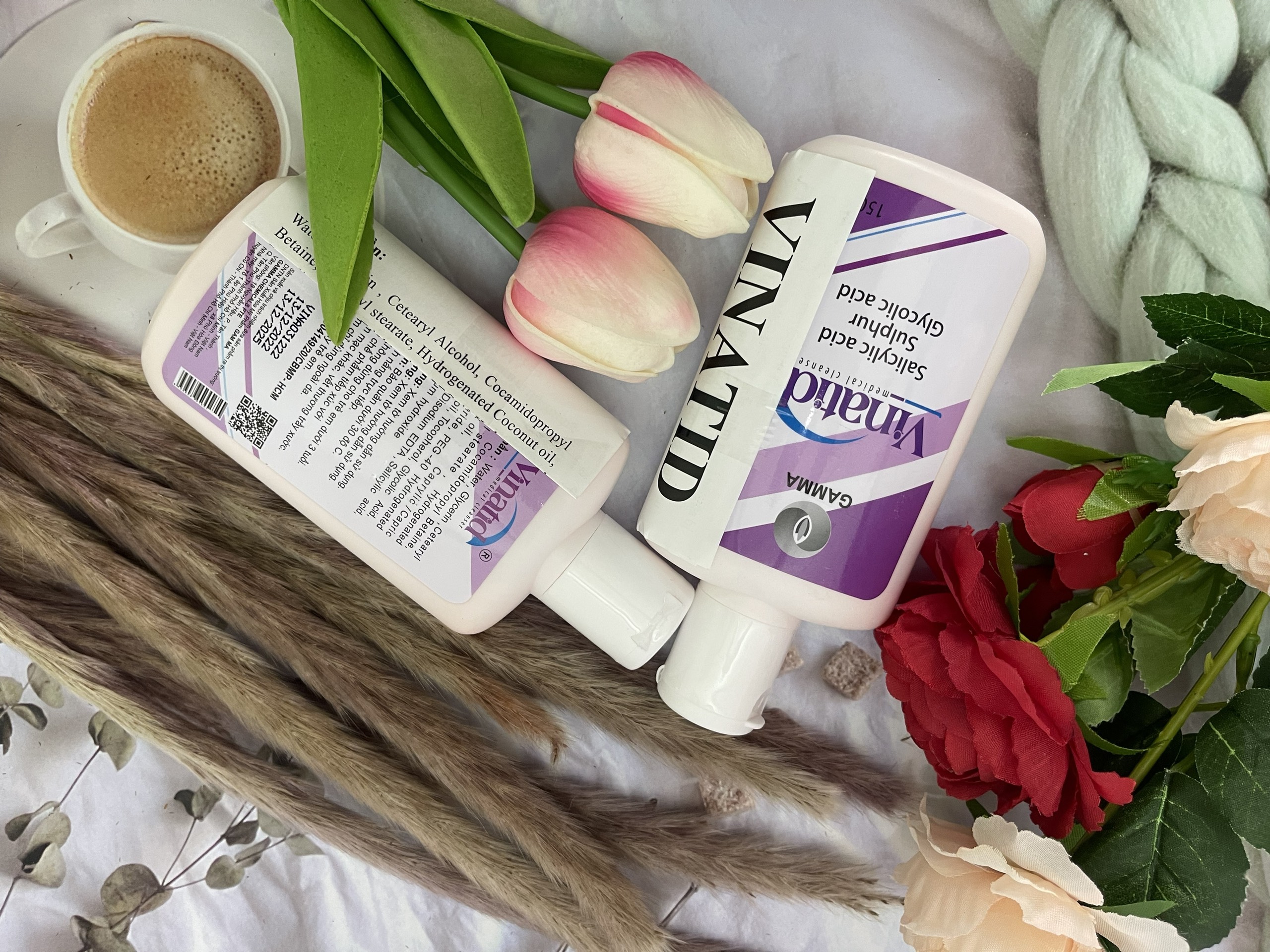 Sữa Rửa Mặt, Sữa Tắm Cho Da Mụn Vinatid 150ml