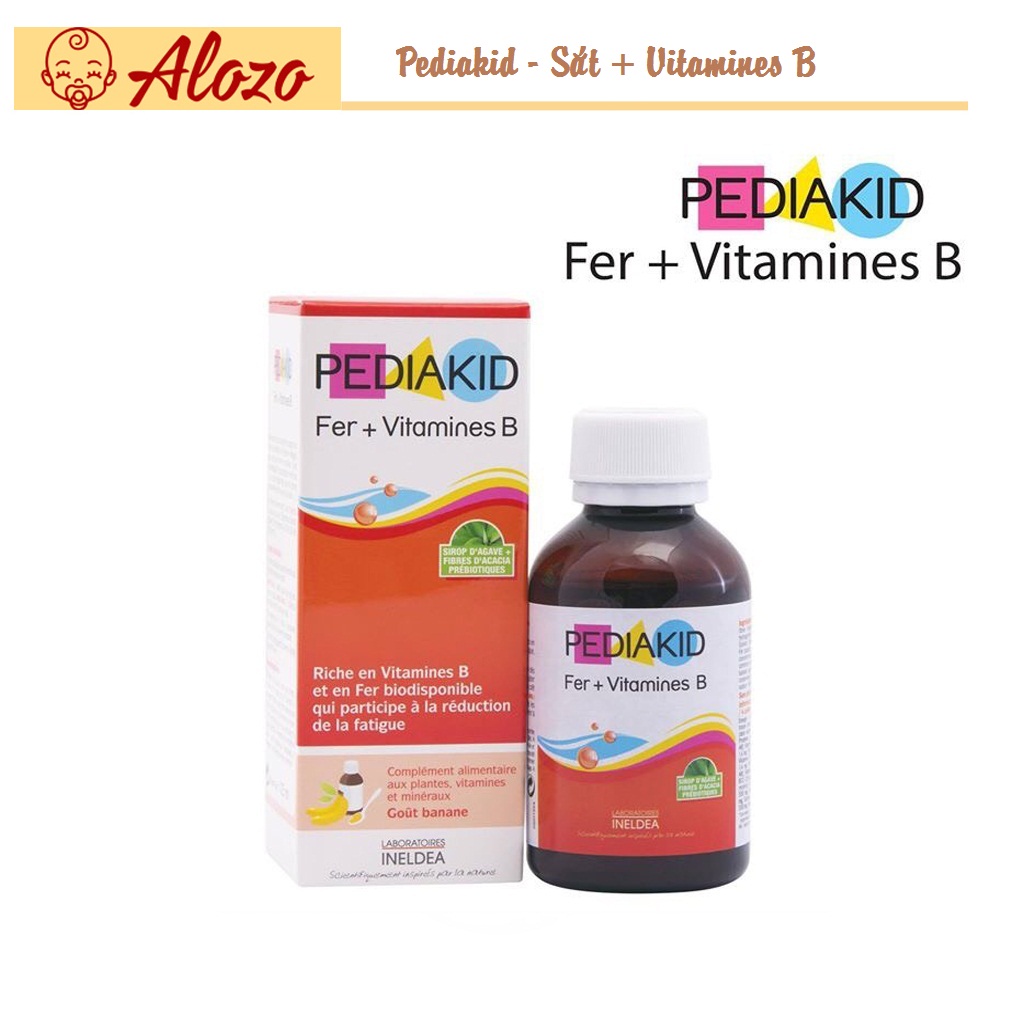 Pediakid Fer + Vitamines B Cho Trẻ Từ 6 Tháng Của Pháp