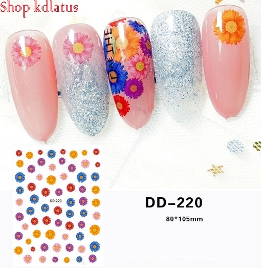 Sticker gắn nail trang trí chăm sóc móng làm đẹp nails shop Hnnail