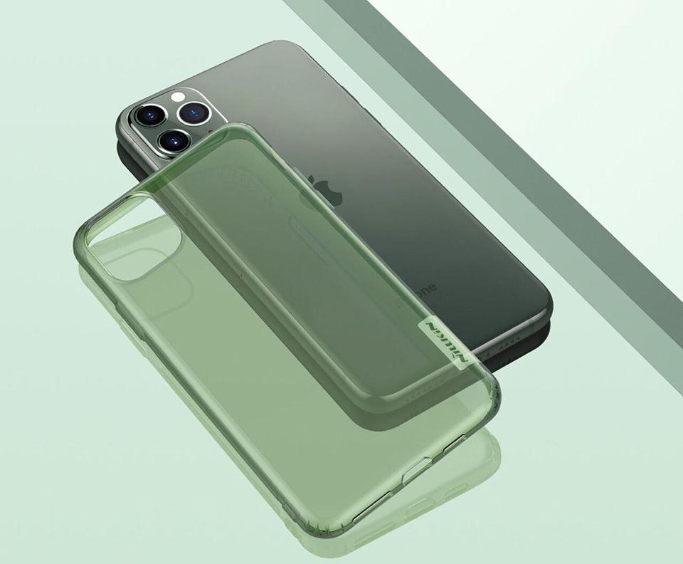 Ốp lưng silicon Nillkin cho iPhone 11/11 Pro/11 Pro Max (xanh rêu)