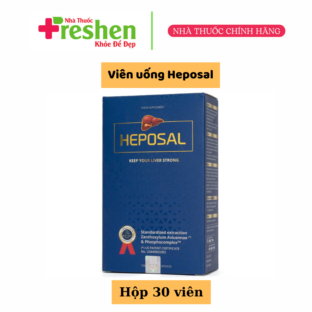 [HCM]Heposal - Phòng ngừa biến chứng viêm xơ gan