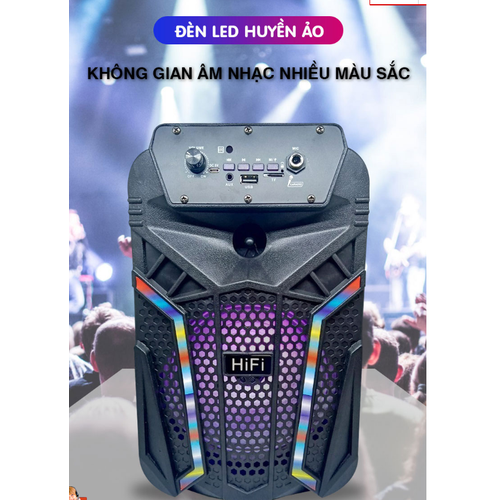[HCM]Loa Thùng Karaoke Bluetooth BT-606 Siêu Hay Tặng kèm micro