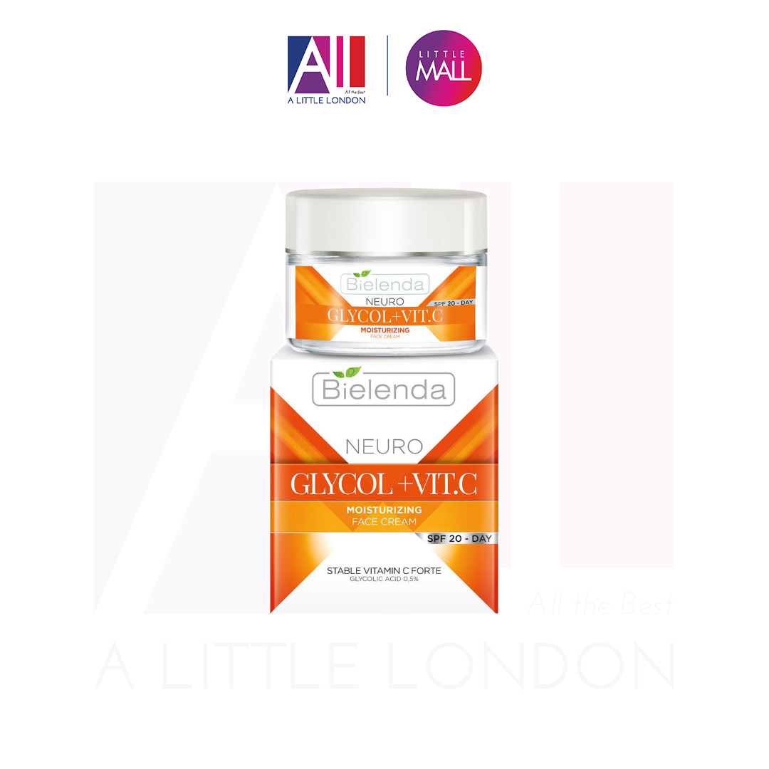 Kem dưỡng ẩm sáng da Bielenda Neuro Glicol Vit.C Moisturizing Face Cream SPF20 - 50ml (Bill Anh)