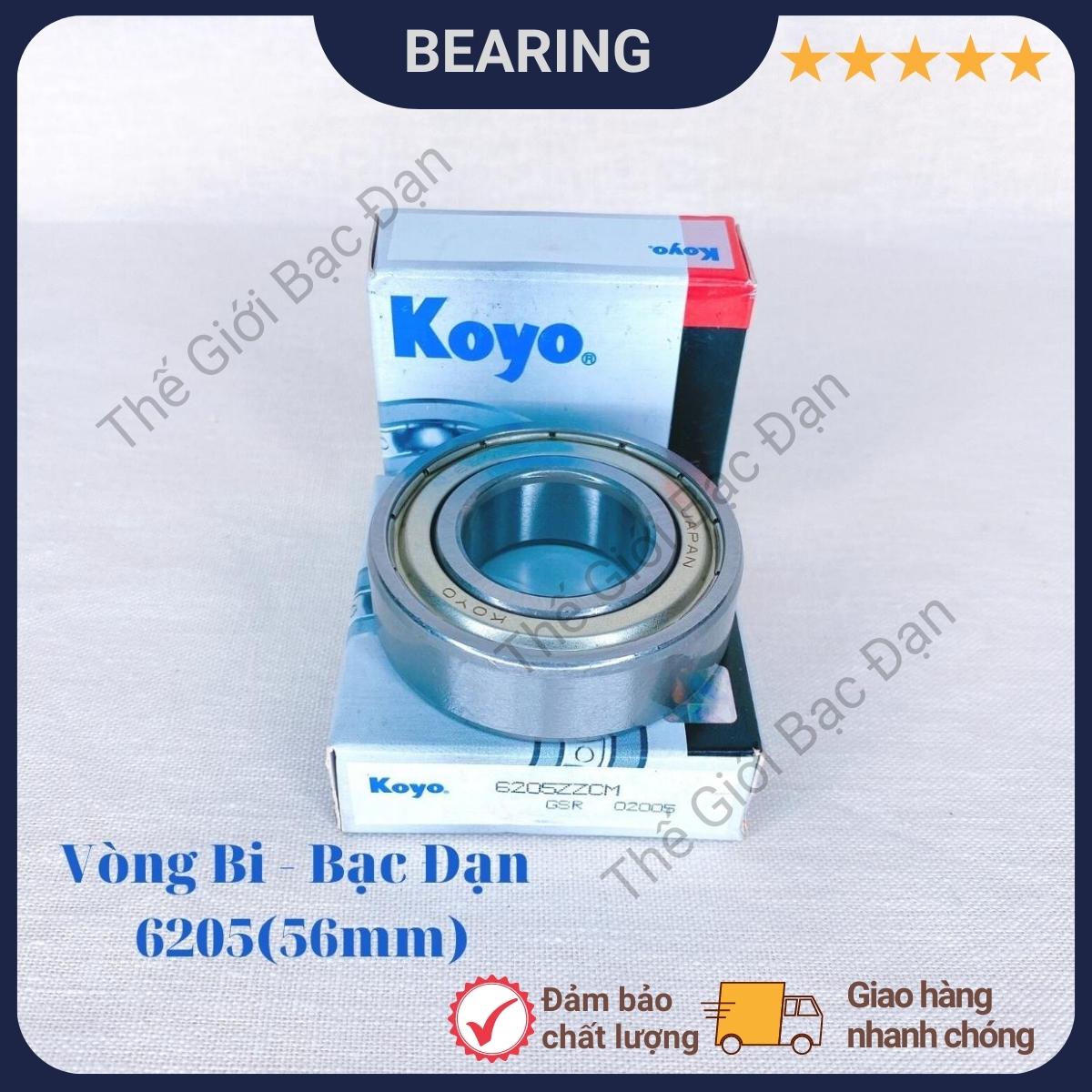 Vòng bi bạc đạn 6205 (56mm) ZZCM KOYO -Thế Giới Bạc Đạn