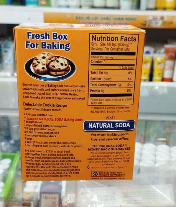 [HCM]Bột Baking Soda đa công dụng 454g USA