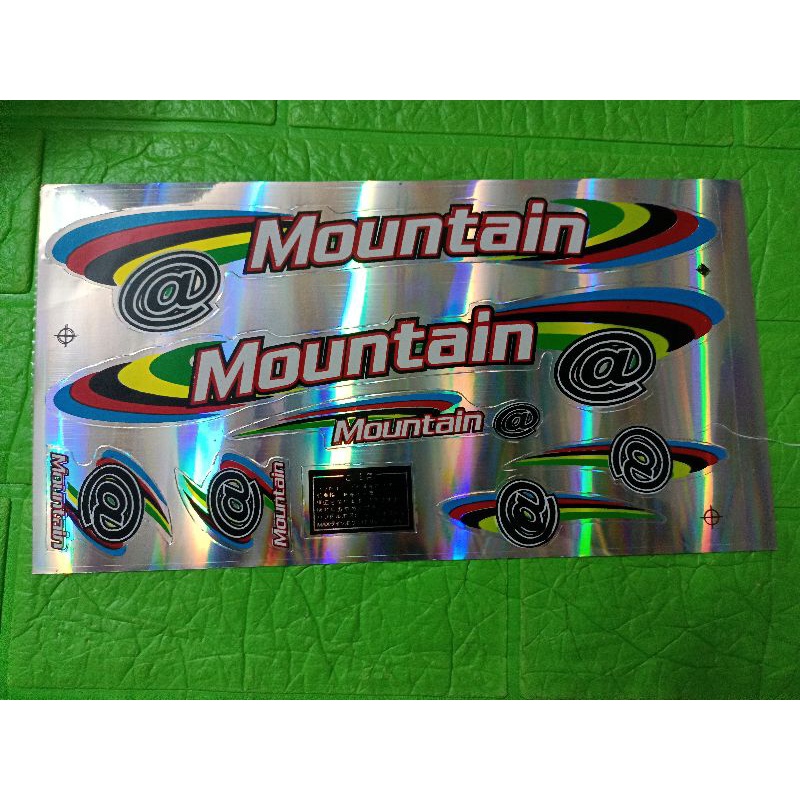 Bộ tem dán xe đạp Mountain LuciA hàng nhập Thái Lan