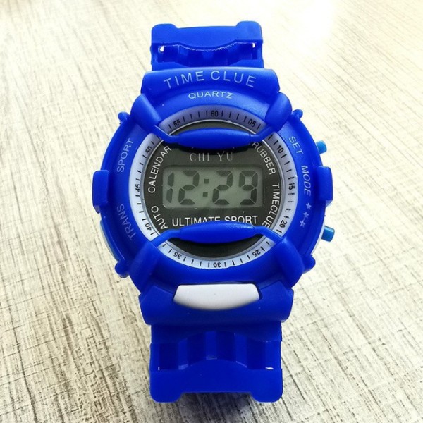 DH Đồng hồ điện tử trẻ em giới tính TIME CLUE dây cao su cực đẹp 8 YC39