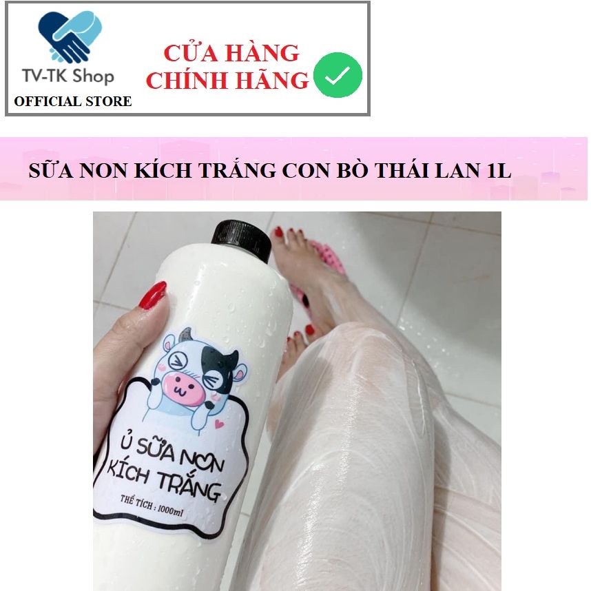 Sữa Non Con Bò Dưỡng Trắng Mềm Mịn Body 1000ml Thái Lan- Mẫu mới