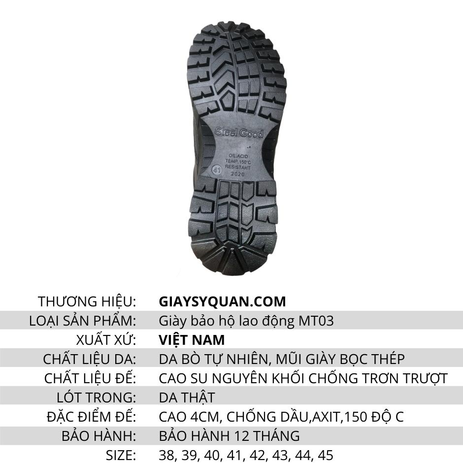 GIÀY BẢO HỘ LAO ĐỘNG STEEL