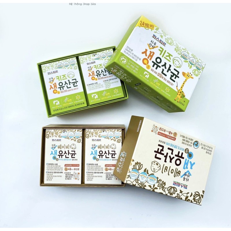 Men SYSY LOTTE Hàn Quốc hỗ trợ biếng ăn, tiêu hoá tốt gói 2g x 60 gói