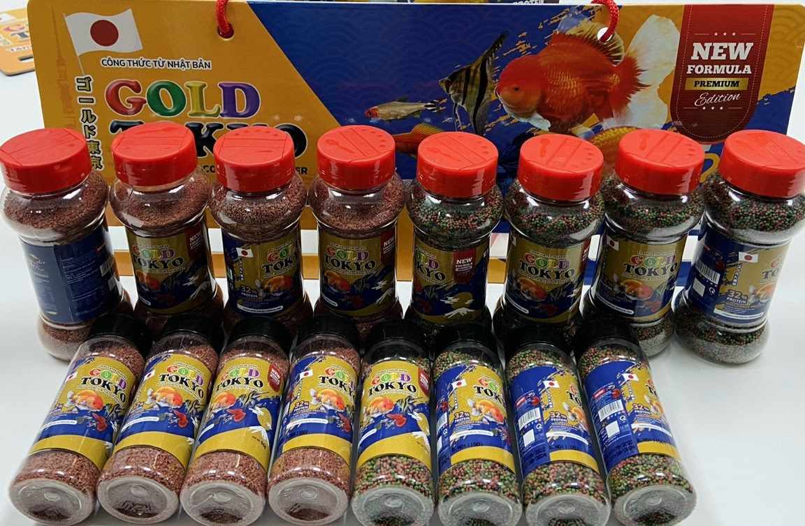 [Cám Cá Kiểng-Cá KOI] GOLD TOKYO hủ 50g,100g