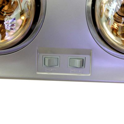 Đèn sưởi nhà tắm (2 bóng) Kangaroo KG256