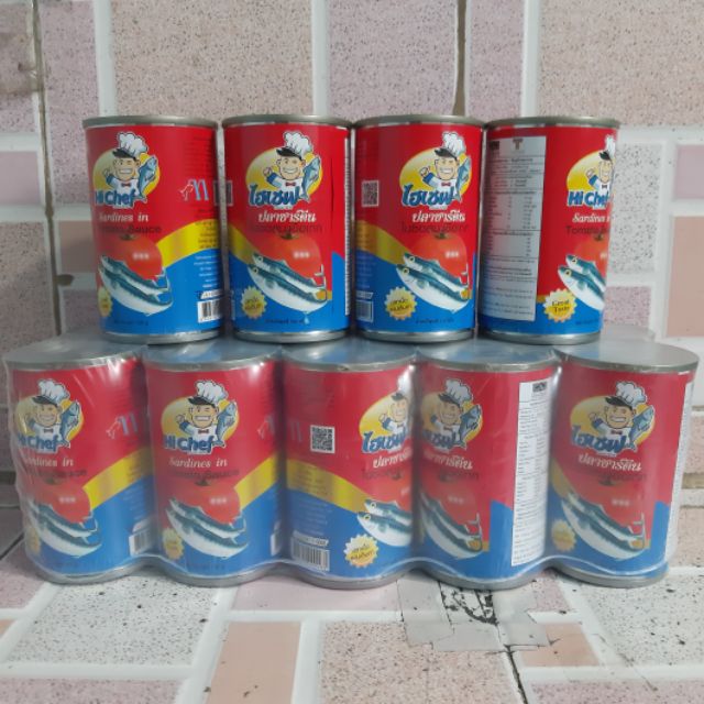 [ HÀNG NHẬP KHẨU ] ( COMBO 5 LON ) Cá Mồi Hi Chef Thái Lan 155g