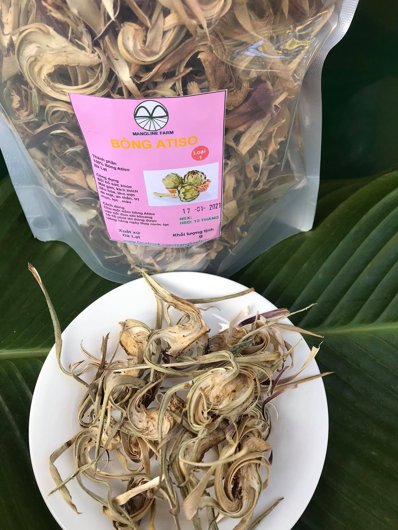 200 g Bông atiso khô Đà Lạt loại 1