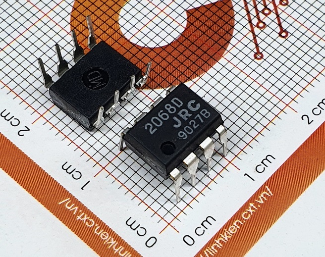 Njm2068d 2068d ic opamp gp 2 circuit 8dip