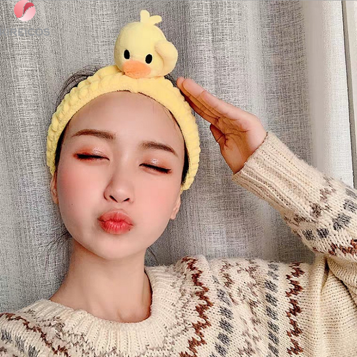 [HCM]Băng Đô Vịt Vàng 3D Mẫu Mới 2020 Siêu Cute