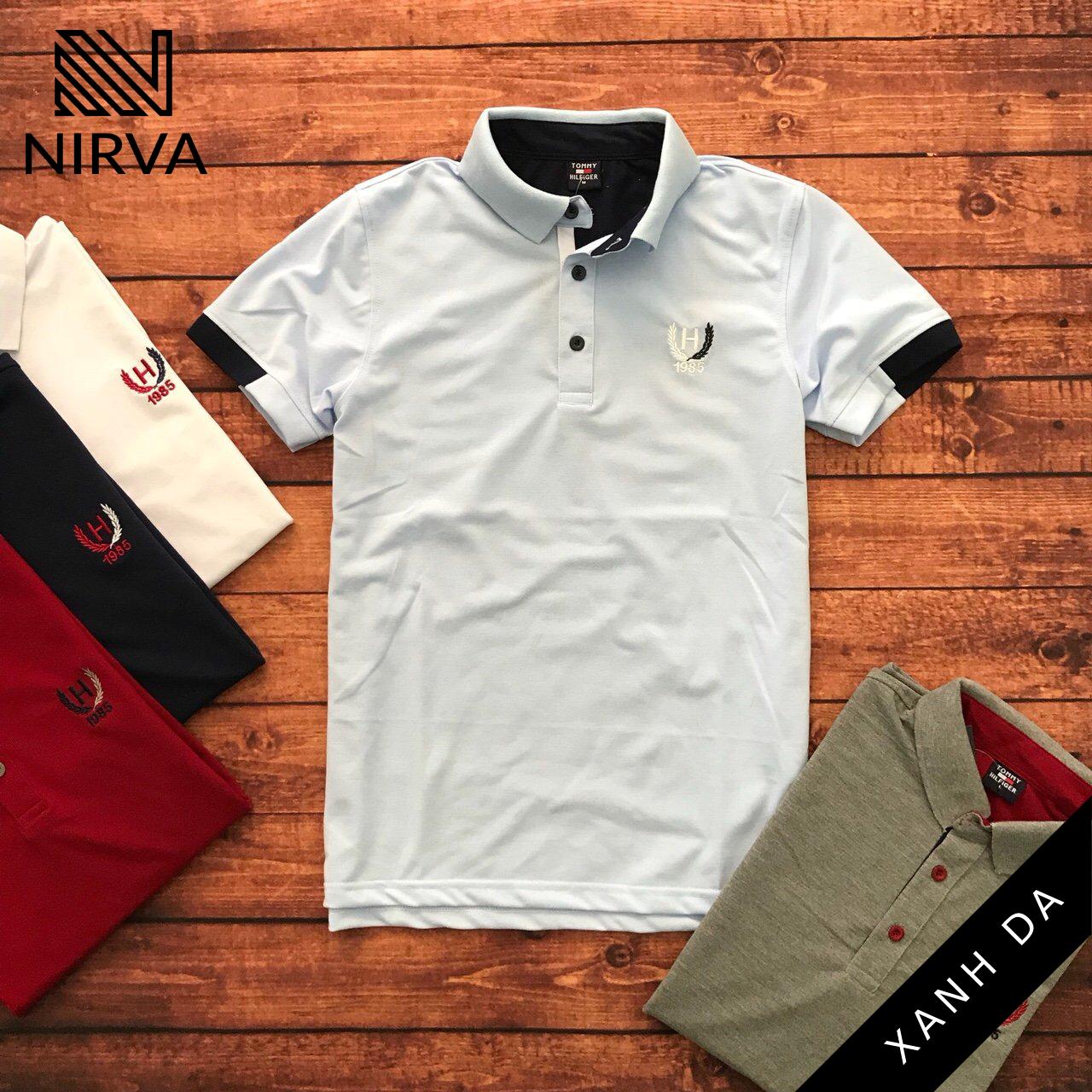 Áo thun nam polo NIRVA bông lúa phong cách mới RXP019