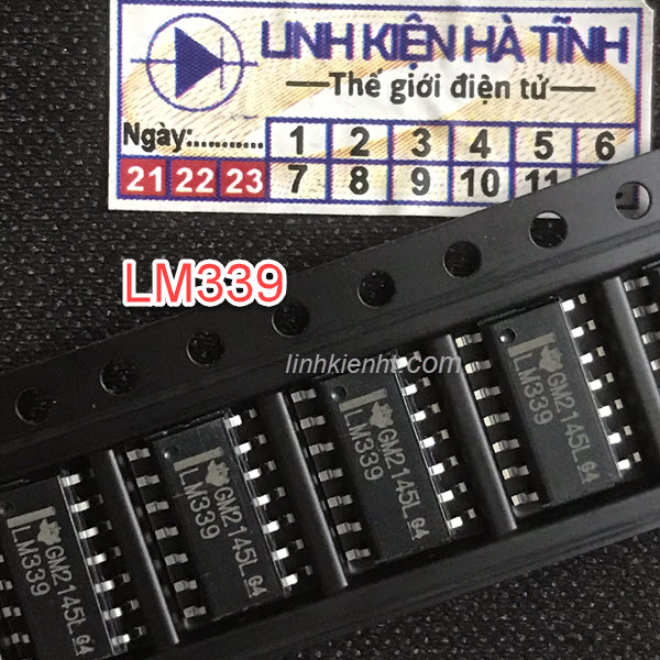 5 con ic so sánh lm339 lm339dr dán sop-14