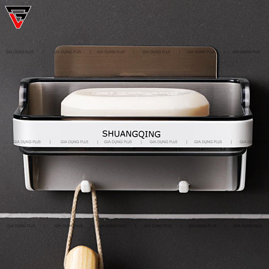 Kệ Đựng Xà Phòng ( Xà Bông ) Nhựa ABS Dán Tường Siêu Chắc