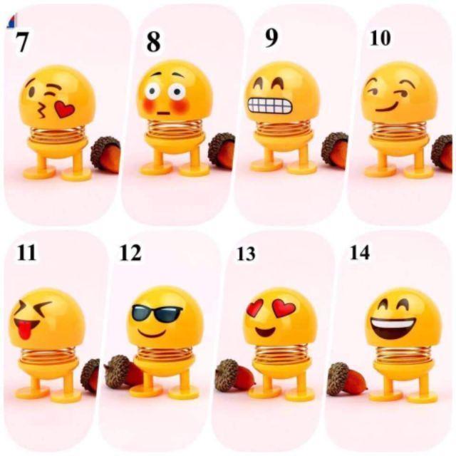 [HCM]Thú Nhún Emojji con lắc lò xo