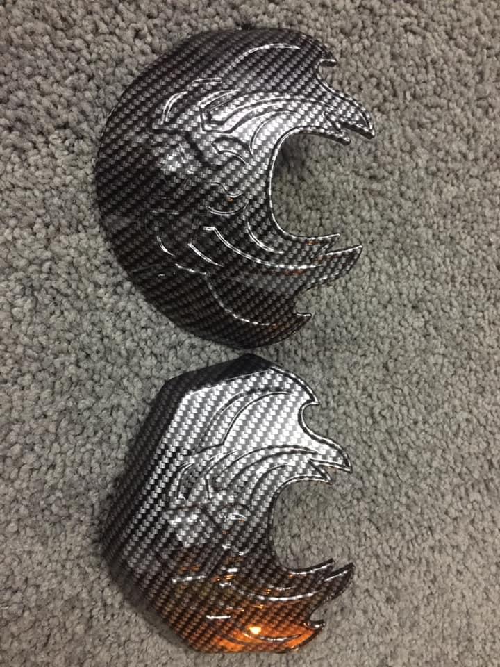 Bộ mỏ dè trước, sau cho xe PCX 2018, 2019, 2020 (Sơn carbon siêu đẹp)