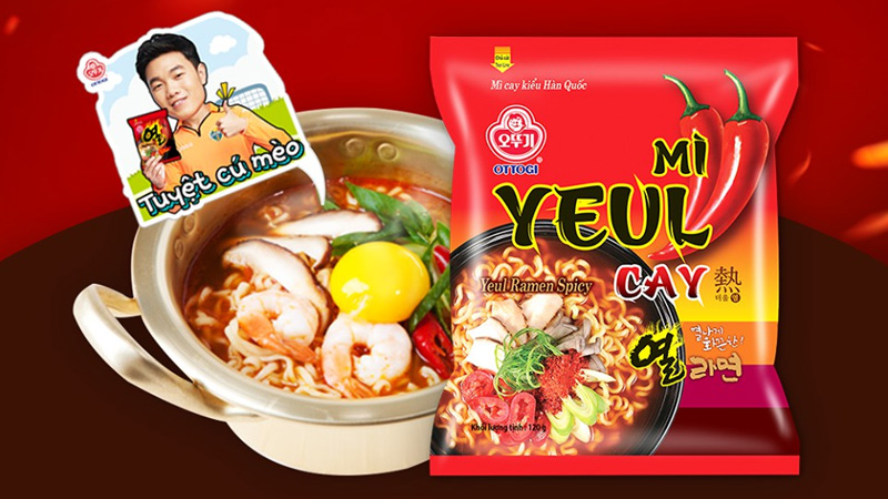 Mì cay Yeul Ottogi Hàn Quốc 1 Gói Monweekly