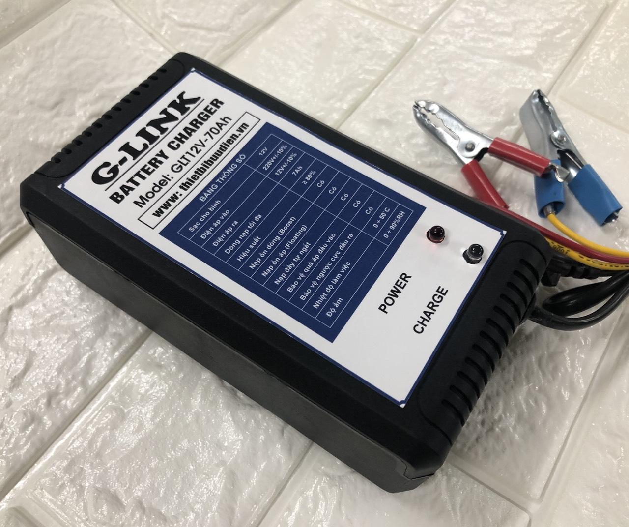 Máy Sạc bình ắc quy tự động G-LINK 12V-70Ah