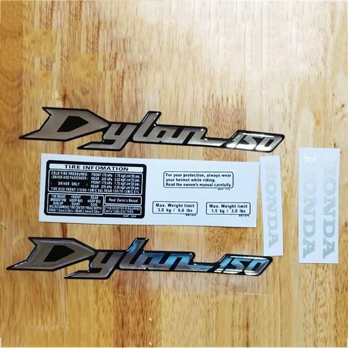 Bộ tem decal chữ nổi Dylan 150