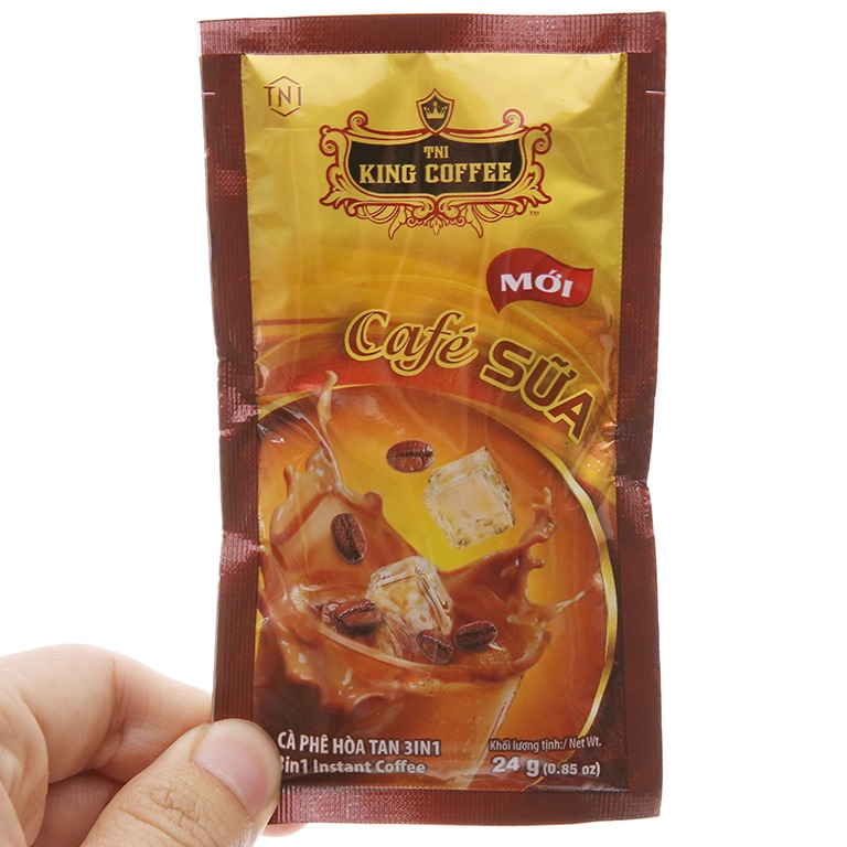 (Combo 3 Hộp) Cà phê hòa tan 3in1 King Coffee( Hộp Nhựa 30 Gói)