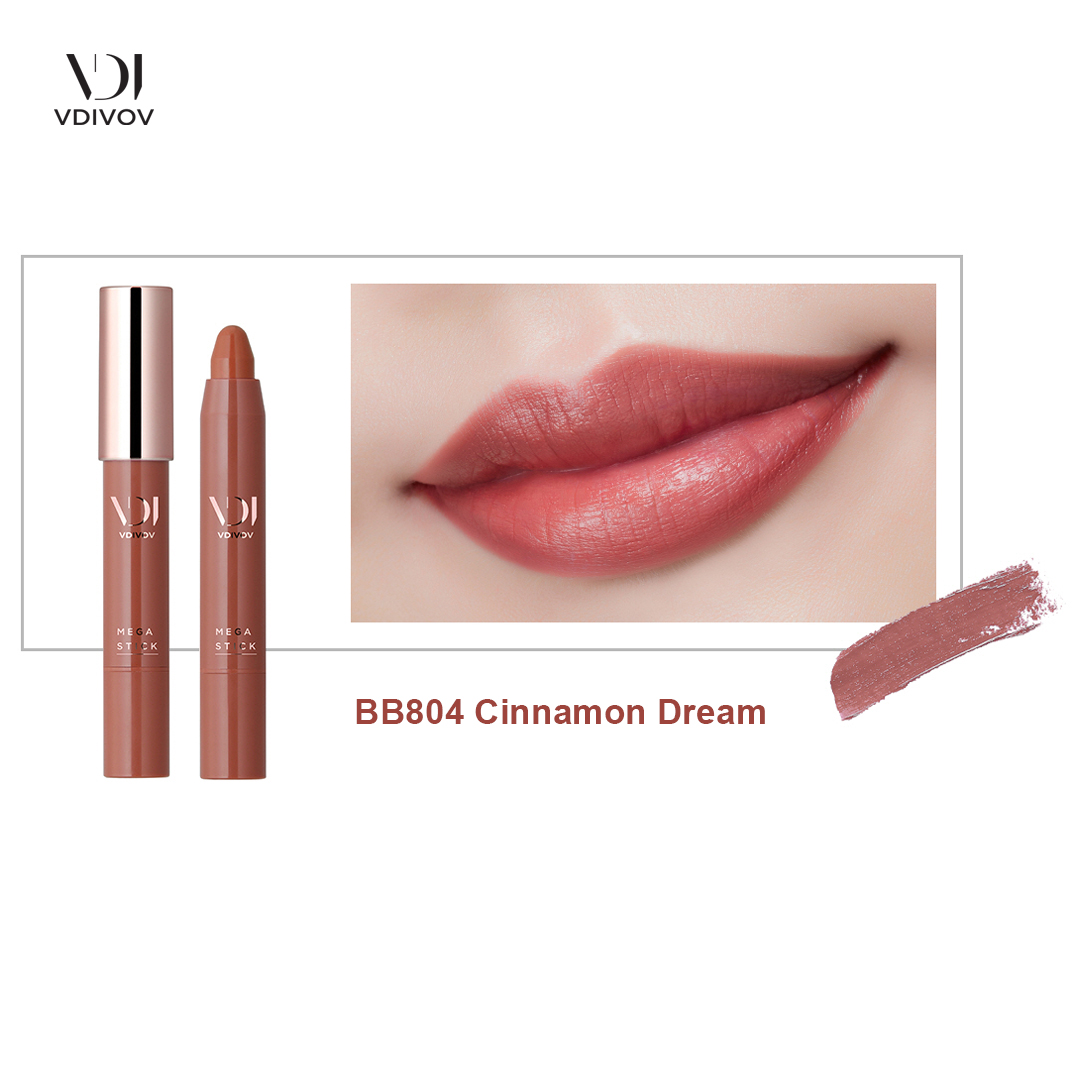 Son môi bút chì VDIVOV Mega Stick [Nude] 2.5g
