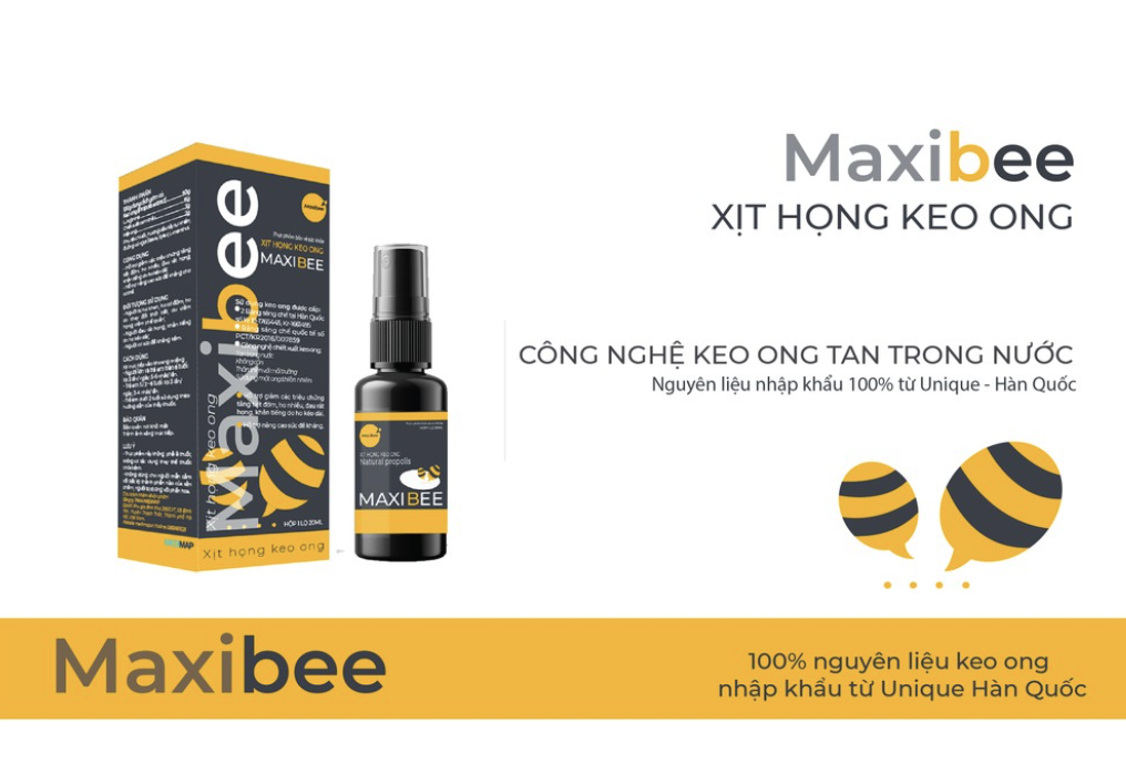 MAXIBEE- Xịt họng keo ong