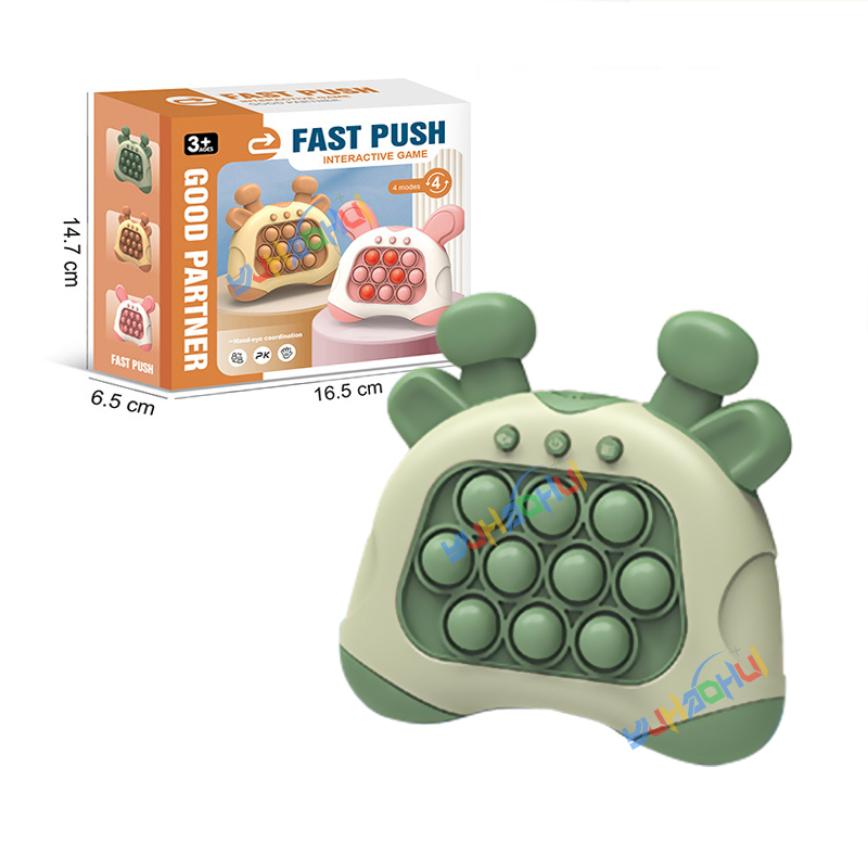 Pop Push Childrens Press Handle Fidget Toy Pinch Feeling Quick Push Game Squeeze Decompression Toys Whac-A-Mole Toys Sensory Toy