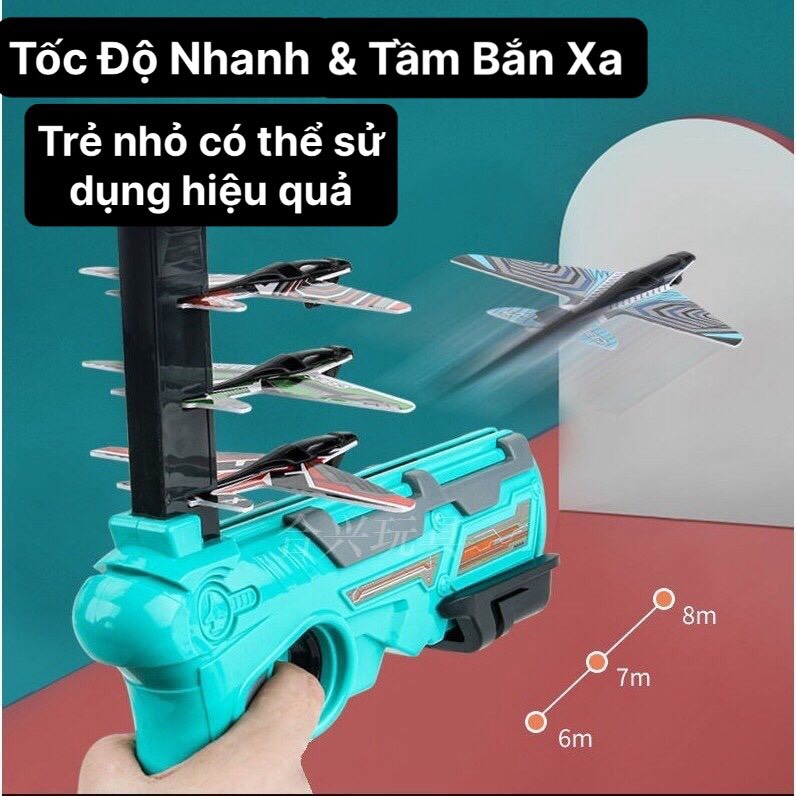 [HCM]Súng Đồ Chơi Phóng Máy Bay Hàng Hot 2021