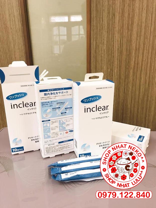 Đũa thần Inclear Nhật Bản dung dịch vệ sinh phụ nữ Nhật bản 10 chiếc