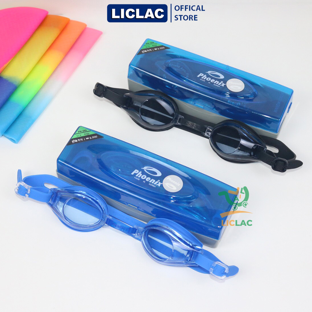 [Combo] children and adults high elasticity silicone swimming cap and swimming goggles-Limac