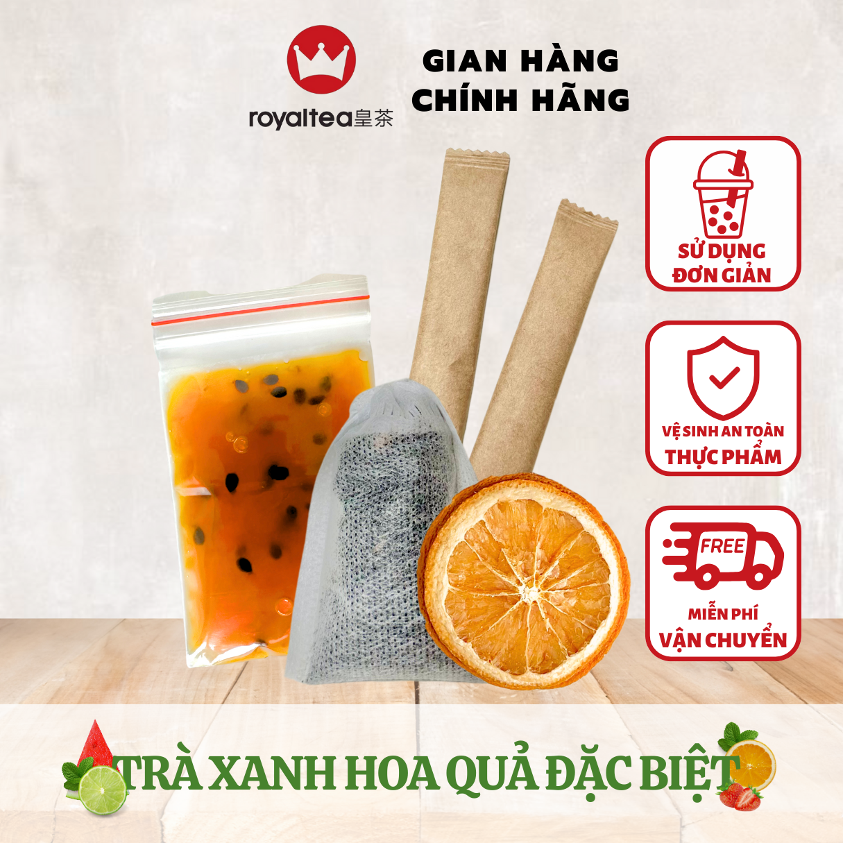 [HCMC] Royal Altea milk tea special fruit green tea does not include okaltea cups. Royal Altea self-made milk tea [original]
