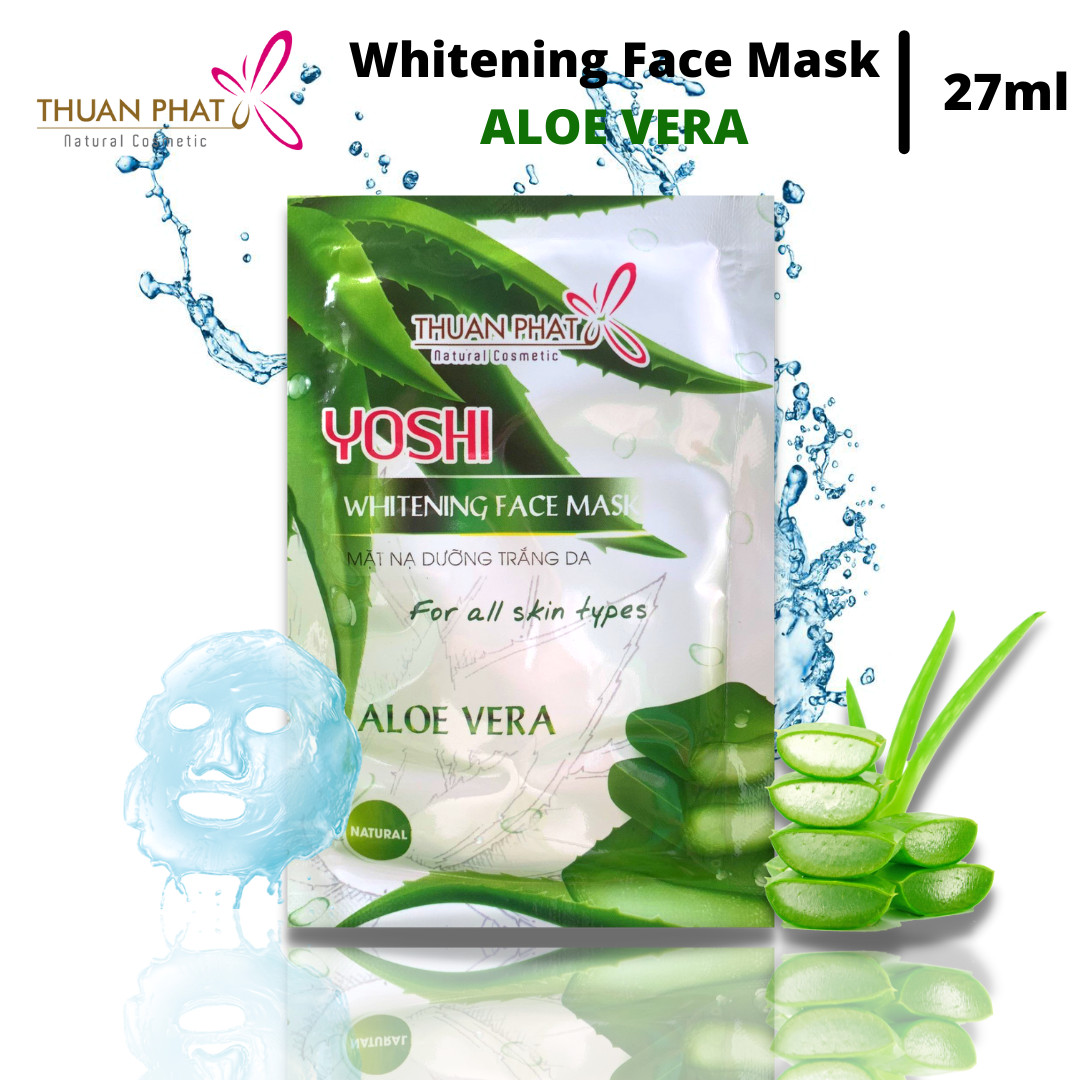 ( Com bo 10 mặt nạ tặng 3)Mặt nạ cấp ẩm - dưỡng trắng da Thuận Phát YOSHI