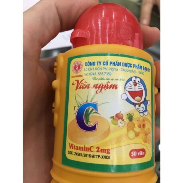 Kẹo Vitamin C Đôremon, C thú vịt