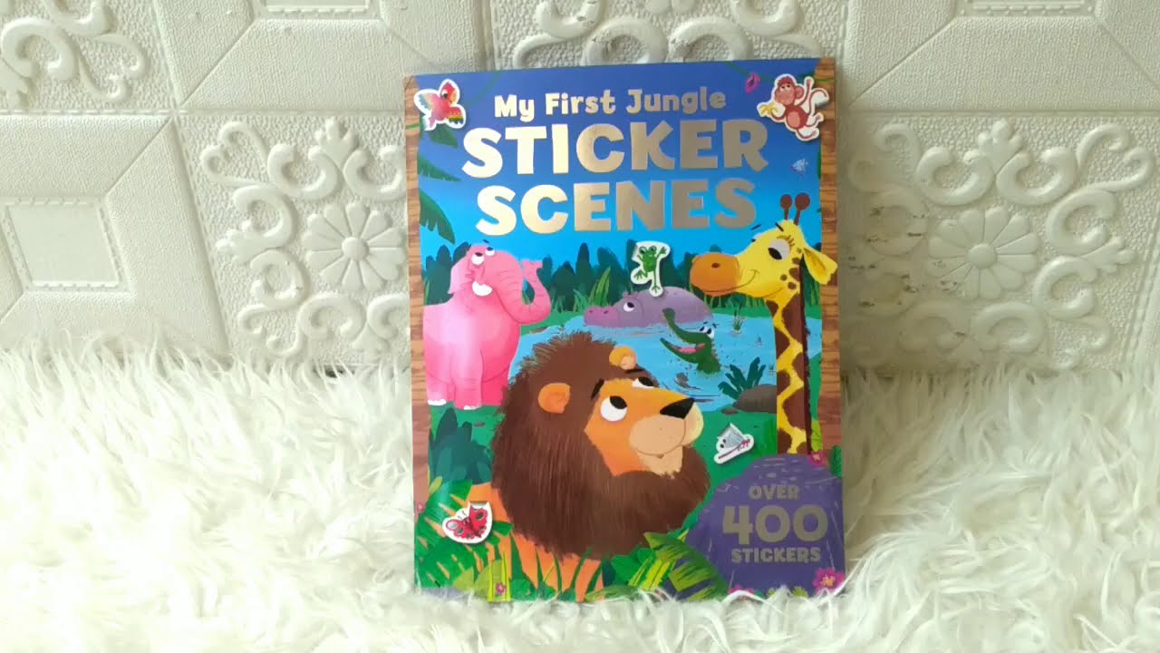 Sách hình dán cho bé My First Jungle Sticker Scenes - BOOKMEDI
