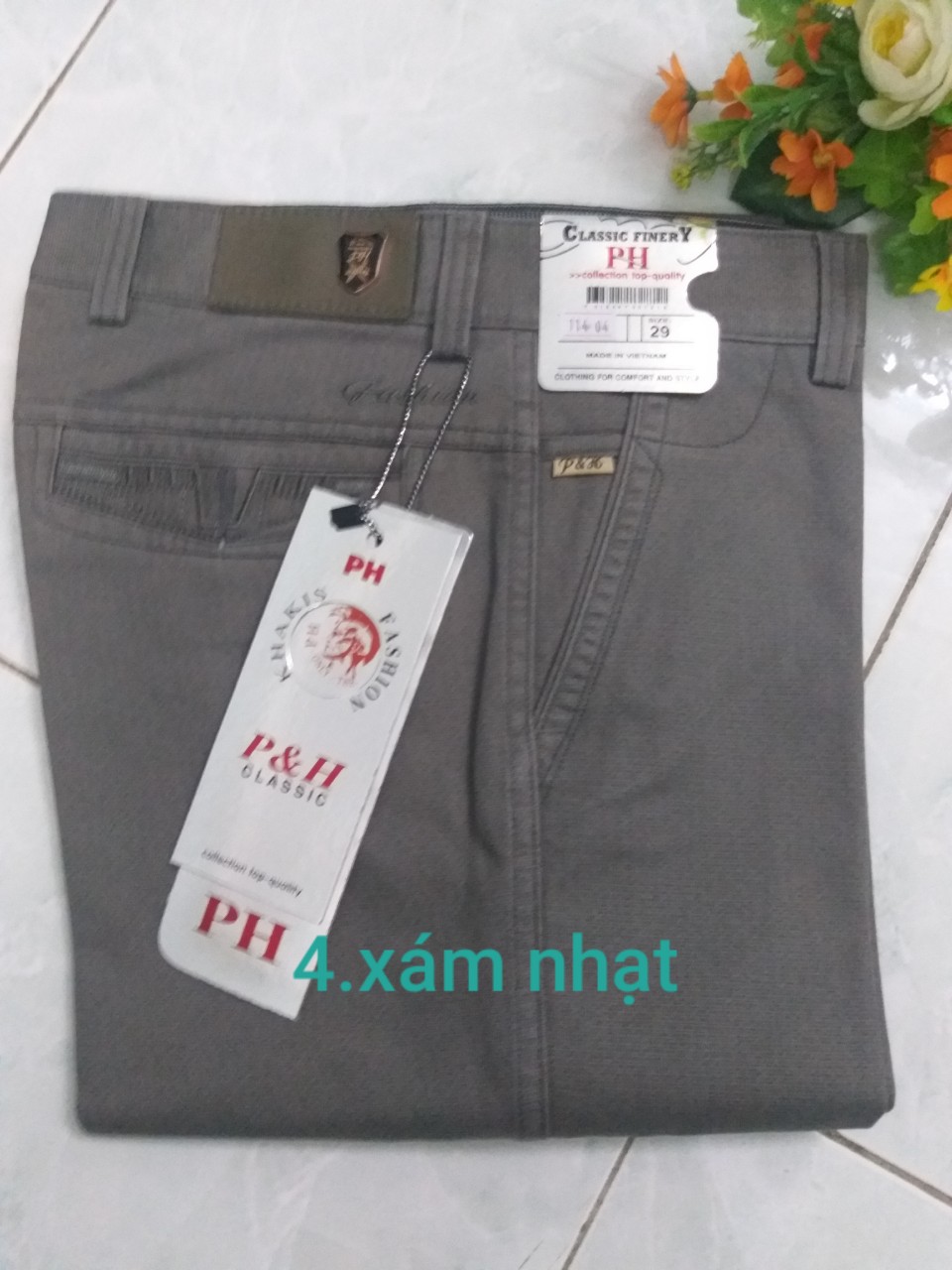 [HCM]Quần kaki trung niên cao cấp kk114