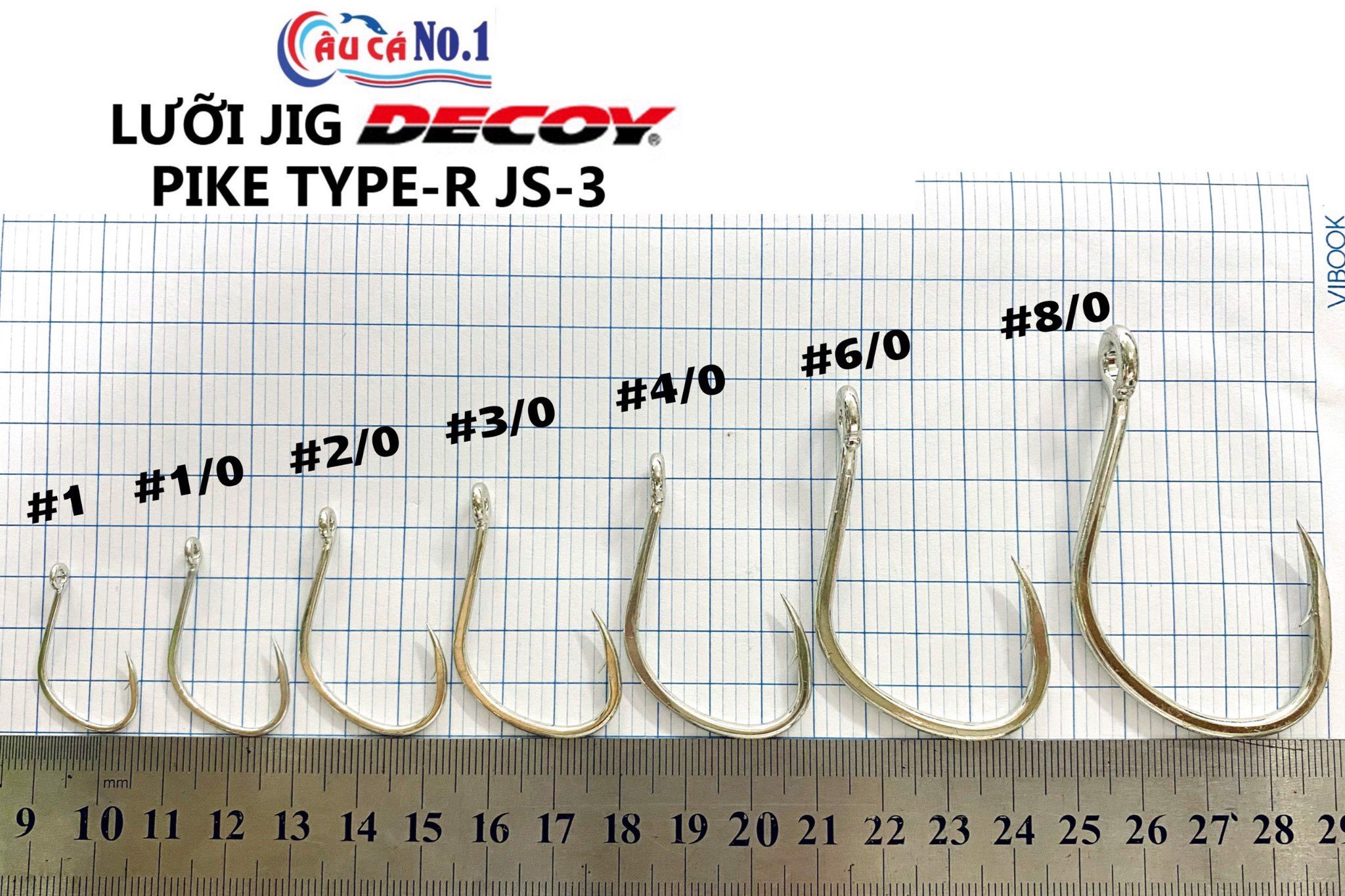 LƯỠI JIG DECOY PIKE TYPE -R JS-3
