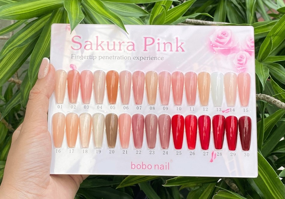 [ Mã màu 1 -> 15 ] Sơn Móng Thạch Bobo Set 30