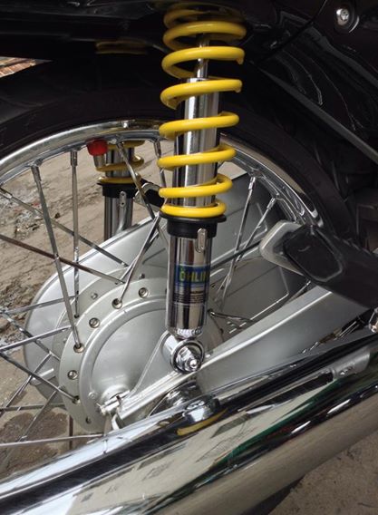 Tem OHLINS Dán Bình Dầu, Phuộc Sau Trong Suốt