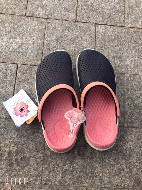 Dép sục Literide màu xanh navy gót