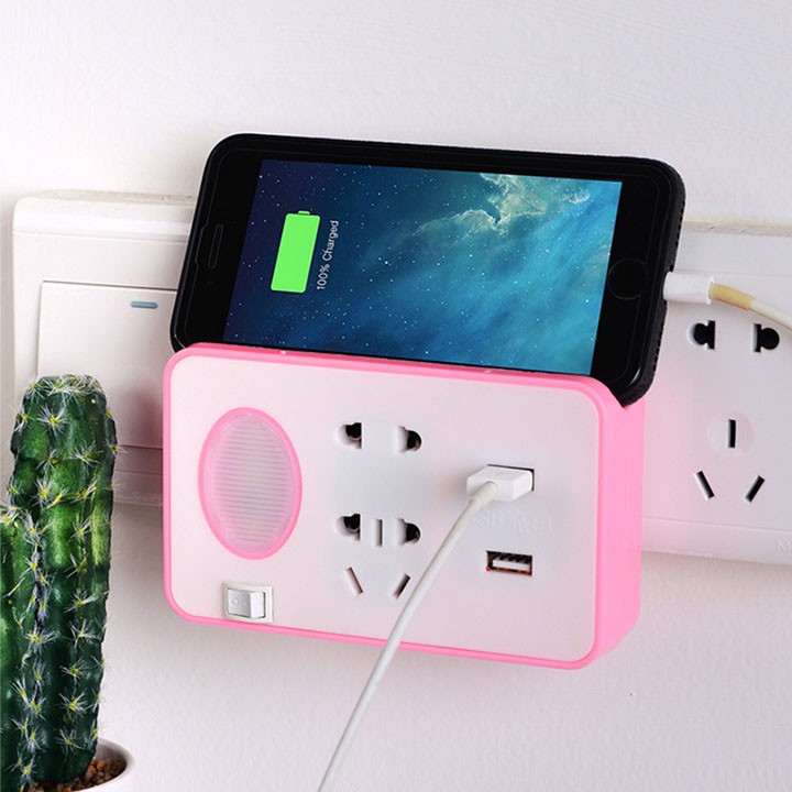 Ổ Cắm Điện Đa Năng Cổng USB và Đèn Ngủ - OD01