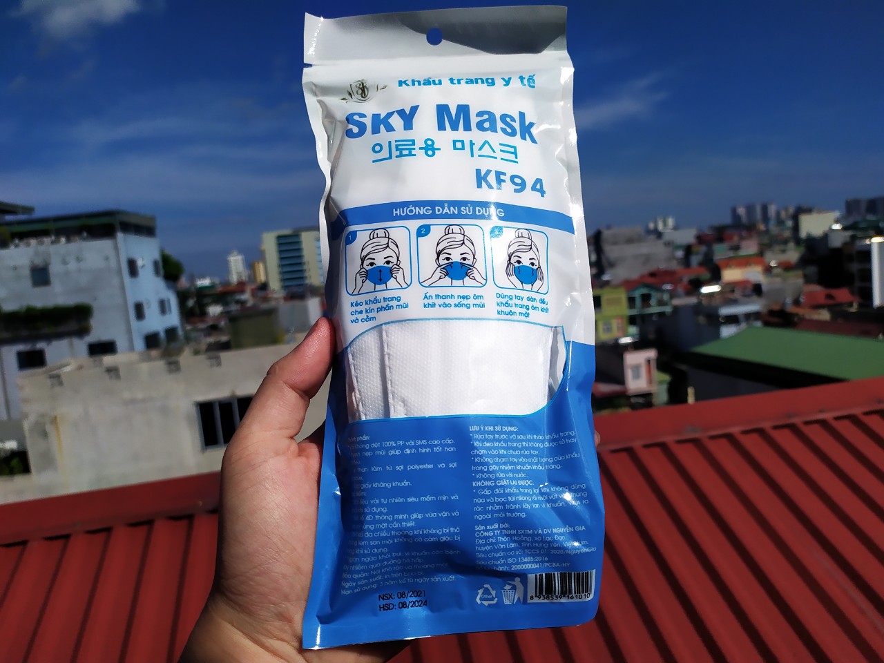 Khẩu trang y tế KF94 SKY MASK