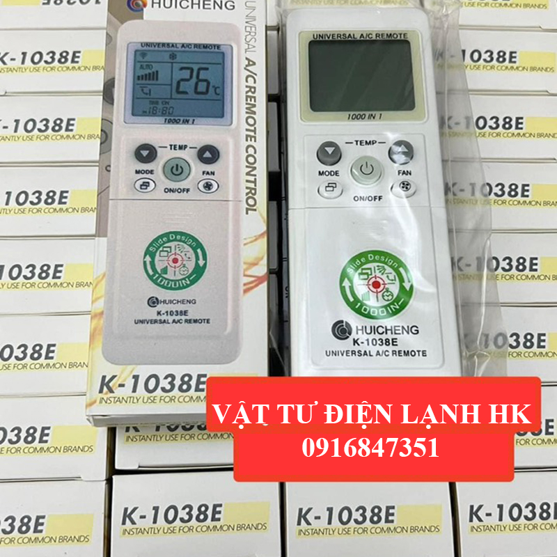 Điều khiển điều hòa đa năng - Remote máy lạnh K-1028E K-100ES K-1038E (chọn đúng loại khi đặt hàng) - ĐK đa năng 1028 100ES 1038