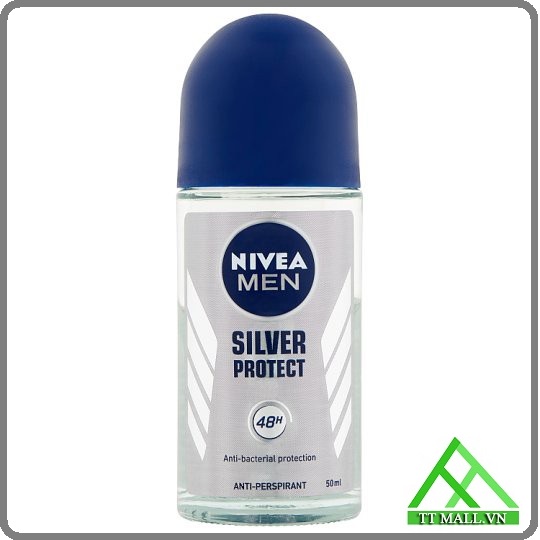 Lăn Ngăn Mùi Nivea Men Phân Tử Bạc 50ml