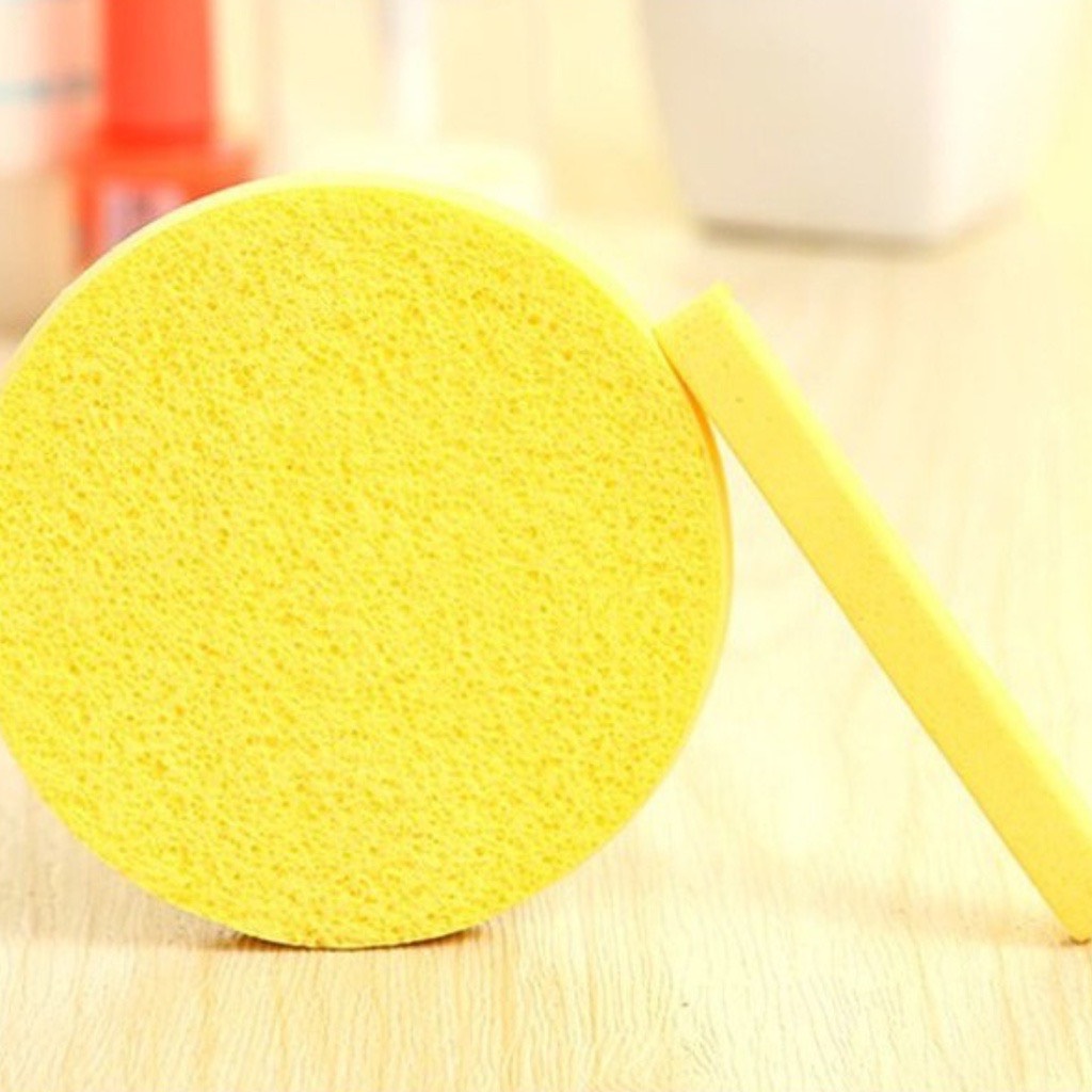 Miếng Mút Rửa Mặt Dạng Nén (Vỉ 12 Miếng)