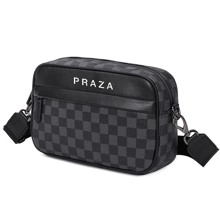 Túi Đeo Da Phối Caro Sành Điệu Praza - DC132